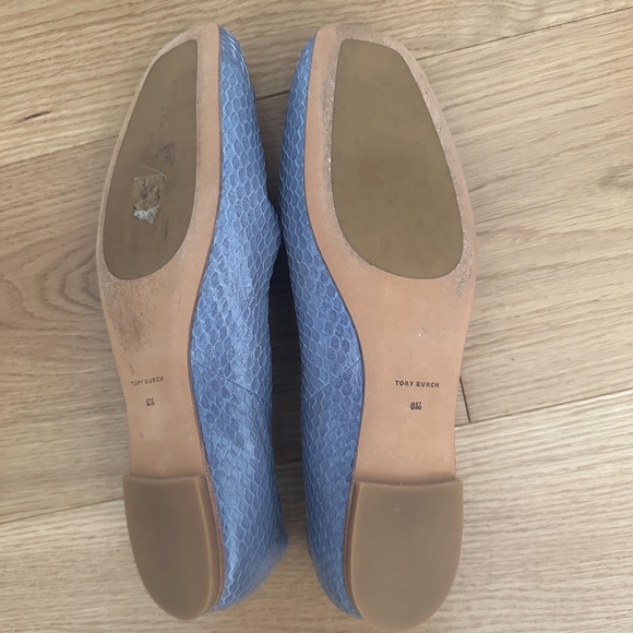 Tory Burch | Georgia Snakeskin Flats - Picture 2 of 4